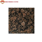 Brown Color Flamed Granite Stone Slab Good Compressive Strength