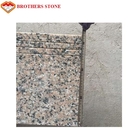 Peach Red Granite Stone Slabs , Custom Cut Granite Slab Building Material