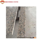 Natural Stone Cherry Red Granite Tile For Flooring / Wall Cladding