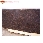 Beautiful Polished Granite Stone , Natural Tan Brown / English Brown Granite Slabs