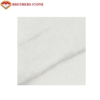 132.8 Mpa Compressive Property White Marble Flooring Border Designs For Fireplace