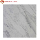 Volakas White Marble Stone Big Slab 18mm Thickness , Free Sample
