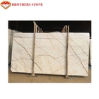 High Hardness Sofitel Gold Marble Floor Tile For Wall / Decoration