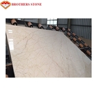 High Polished Sofitel Gold Beige Marble Slab 15mm Thick For Wall Panel Paving Floors