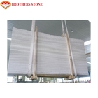Chenille White Wood Marble Tile , Polished Marble Floor Tile Smooth Looking