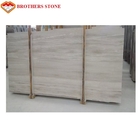 Large Size White Wood Vein Marble Fashionable Appearance OEM Service
