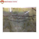 Green Onyx Marble Stone Slab 15-18mm Thickness For Home Decoration