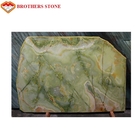 Customized Size Jade Onyx Slab , Green Onyx Marble Big Slab For Coffee Table