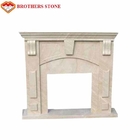 Solid Natural Stone Fireplaces Marble Decorative Fire Surround Home Decoration