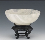 Natural Stone 24&quot; White Onyx Stone Bathroom Vessel Sink