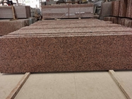 Honed Maple Leaf Red Granite Stone Tiles  In Countertops