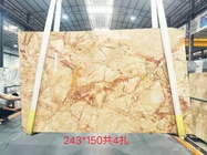 Surface Finishing calacatta gold porcelain slab , marble table top slab