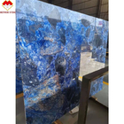 Natural Blue Terrazzo Ocean Marble Stone Slab Custom Terrazzo Countertops