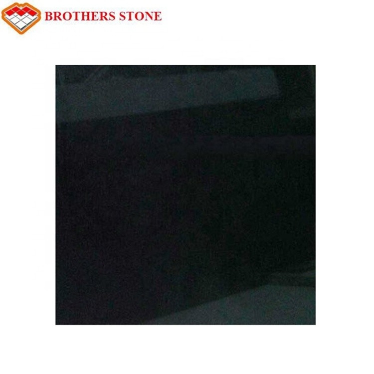 No Radiation Polished Granite Stone , Nero Assoluto Granite Stone Customized