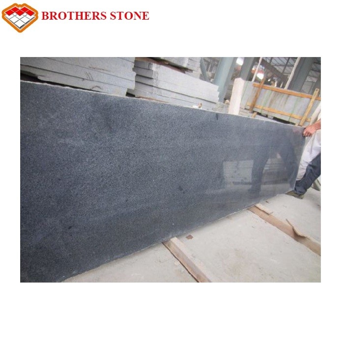 Padang Dark G654 Granite Flamed For Indoor / Outdoor Floor Paving