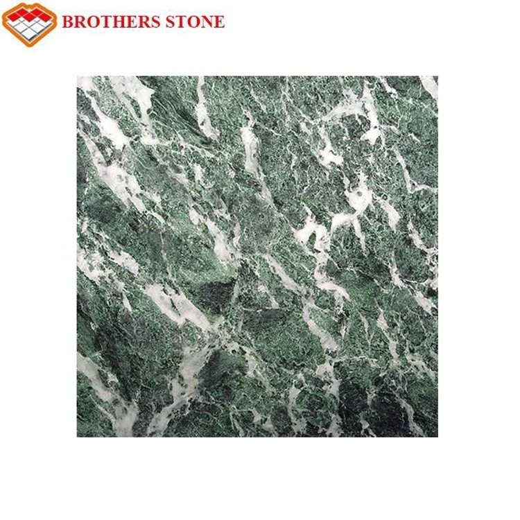 Professional Verde Issogne Marble Slab Stone , Interior Marble Floor Tile