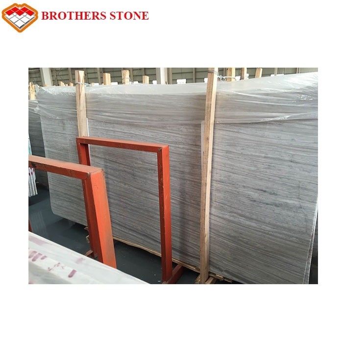 China Grey/White Wooden Vein Marble for Floor/Wall Tile Stone