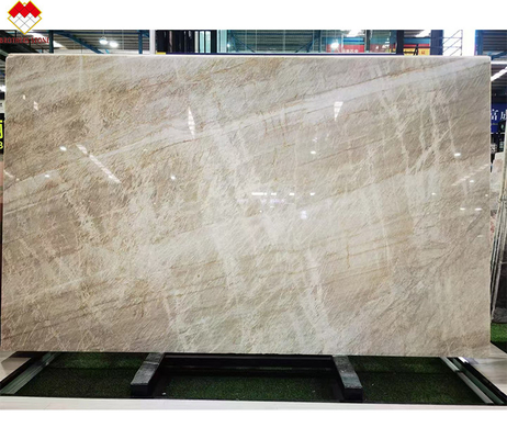 18mm CNF Taj Mahal White Quartzite Cristallo Backlit Stone Countertop for Home Decoration