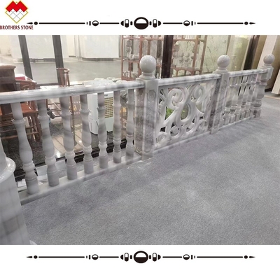 Good Marble Stone Handrail Balustrade Design for Porch and Balcony FOB/CNF Delivery Terms
