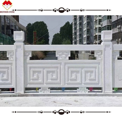 Good Marble Stone Handrail Balustrade Design for Porch and Balcony FOB/CNF Delivery Terms