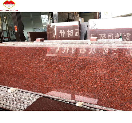 Modern India Red Granite Slabs for Exterior Interior Wall Stones and Door Frame Honed Surface