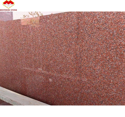 Modern India Red Granite Slabs for Exterior Interior Wall Stones and Door Frame Honed Surface