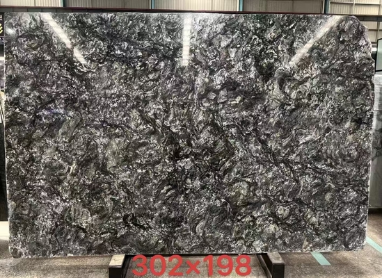 Brazilian Natural Gold Black Granite Stone Slabs for Countertops and Tables CNF Trade