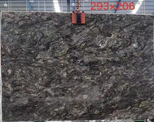 Brazilian Natural Gold Black Granite Stone Slabs for Countertops and Tables CNF Trade