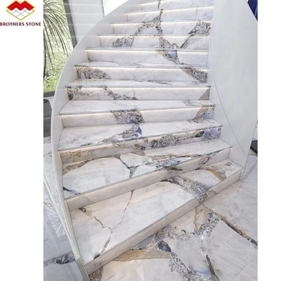 Artificial Stone Stair Material Modern Design Luxury Indoor Non Slip Floor Tiles