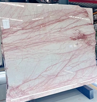 Natural Smokey Pink Marble for Luxury Floor Tile Countertop Vanity Table and Wall Panel