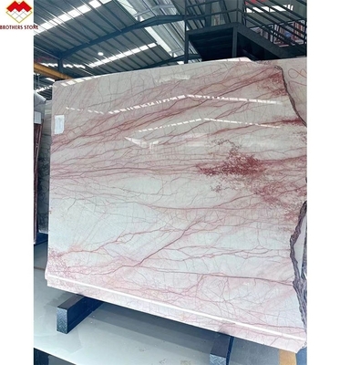 Natural Smokey Pink Marble for Luxury Floor Tile Countertop Vanity Table and Wall Panel