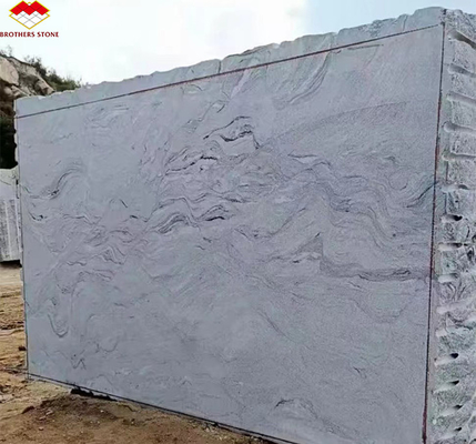 Low Per Square Foot Viscon White Granite Slabs for Modern Villa Exterior Wall Cladding