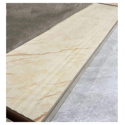 Customized Metallic Glazed Porcelain Floor Tile Non-Slip Marble Look Perfect for Stairs