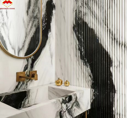 Modern Design Style Panda White Marble Elevate Your Hotel Wall Floor and Stairs Tiles