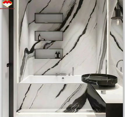 Modern Design Style Panda White Marble Elevate Your Hotel Wall Floor and Stairs Tiles
