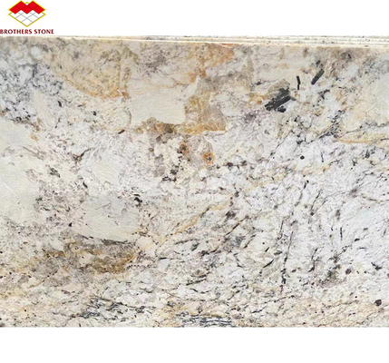Luxury Gold Granite Stone Big Slabs Honed Polished for Villa Staircase Graphic Design