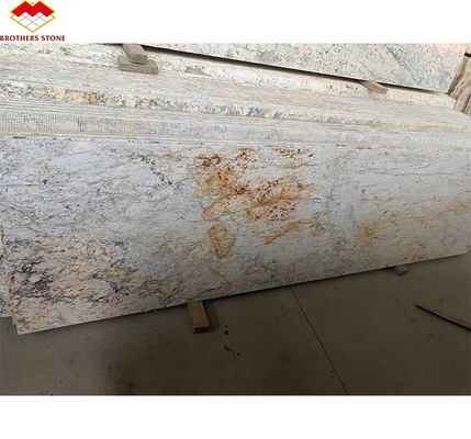 Luxury Gold Granite Stone Big Slabs Honed Polished for Villa Staircase Graphic Design