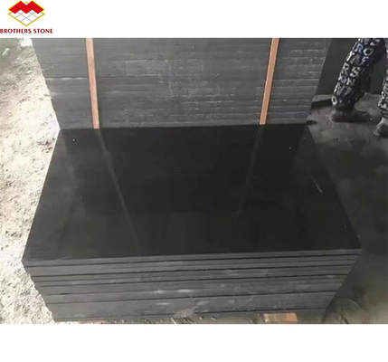 Modern Design Style Shanxi Black Granite Blocks 18mm Thick Absolute Black Granite Slab