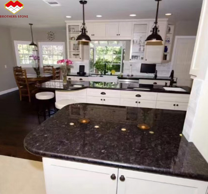 Modern Style Elegant Black Marble Granite Slab for Villa Countertop and Outdoor Decor