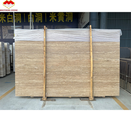 Hotel Marble Travertine Slab Polished Dining Table Modern Natural Stone Oval Furniture