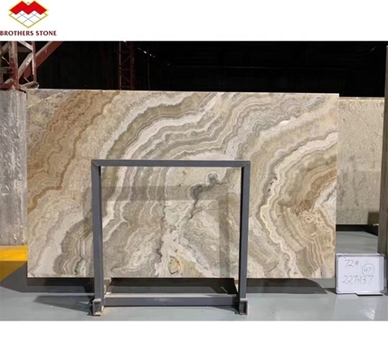 Polished Translucent Onyx Stone Modern Design for Natural Backlit Jade Ink Marble Big Slab