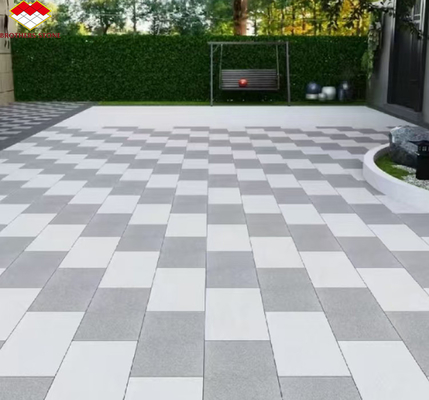Brothers Stone Flamed Grey Granite Slab Paving Tiles for Honed Natural Stone Driveway