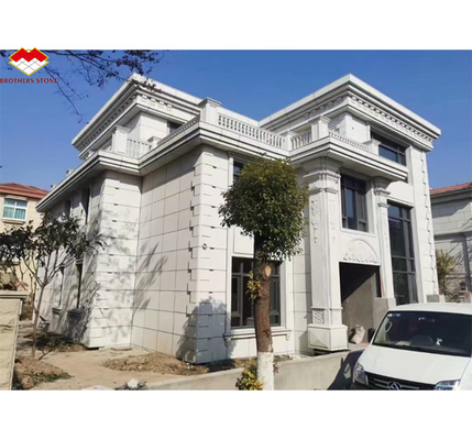 Modern Flamed Chinese Grey Granite Stone Veneer Cut-to-Size for Outdoor Wall Cladding