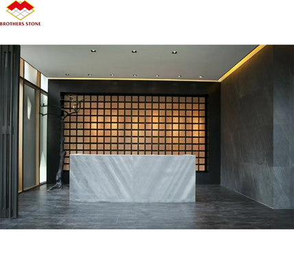 Flexible Slate Stone Sheets Wall Cladding in Modern Design for Hotel Villa Interiors