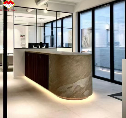 Flexible Slate Stone Sheets Wall Cladding in Modern Design for Hotel Villa Interiors