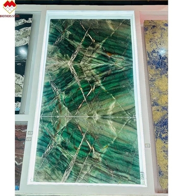 18 20mm Thick Fuchsite Crystal Green Luxury Royal Emerald Green Quartzite Countertops