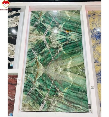 18 20mm Thick Fuchsite Crystal Green Luxury Royal Emerald Green Quartzite Countertops