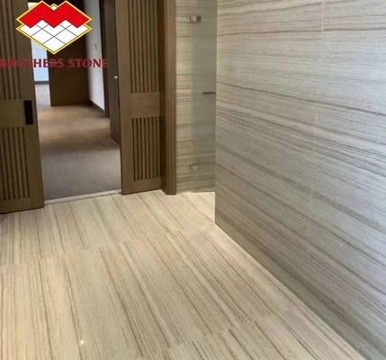 Engineered Flooring Wall Panels/Boards in Gray Wood Grain Marble for Customized Style
