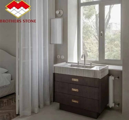 Engineered Flooring Wall Panels/Boards in Gray Wood Grain Marble for Customized Style