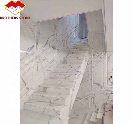 Modern Design Indoor Stair Step Riser Polished Natural Stone Material for Indoor